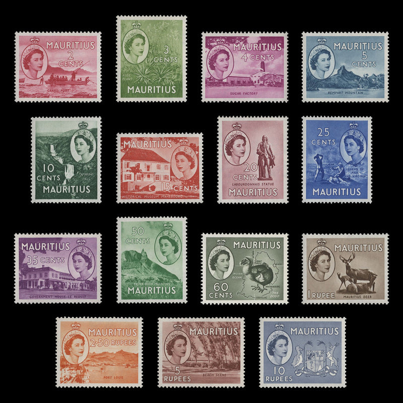 Mauritius 1953 (MNH) Definitives