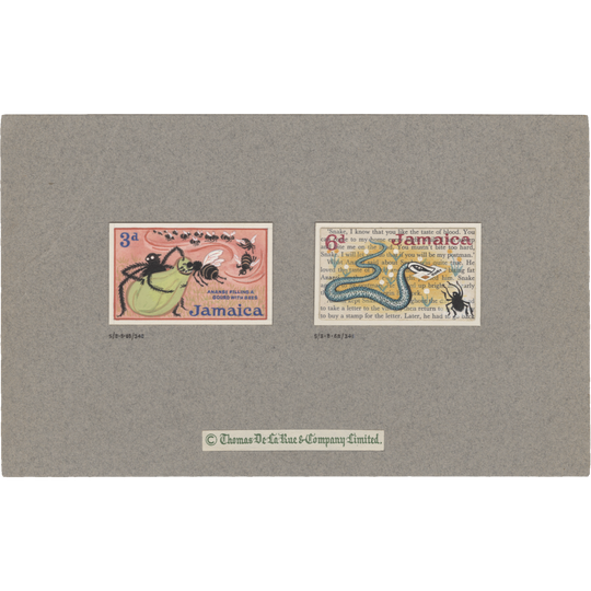 Jamaica 1968 Anansi Spider Story unadopted artwork