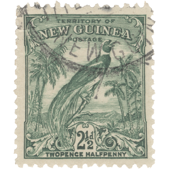New Guinea 1934 (Used) 2½d Bird of Paradise