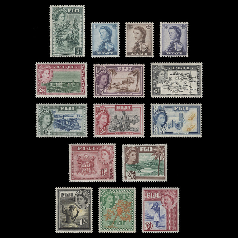 Fiji 1954-56 (MLH) Definitives
