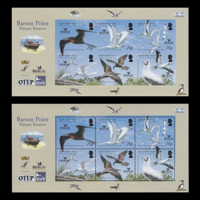 British Indian Ocean Territory 2006 Birdlife imperf miniature sheet