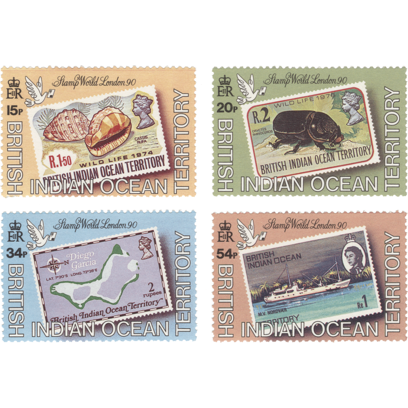 British Indian Ocean Territory 1990 (MNH) Stamp Exhibition, London
