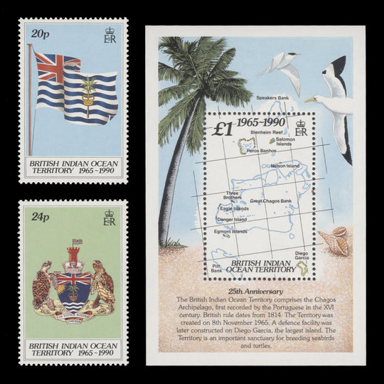 BIOT 1990 (MNH) Territory Anniversary