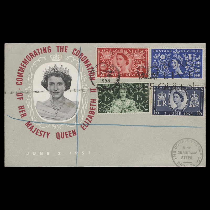 Great Britain 1953 Coronation first day cover, BRISTOL