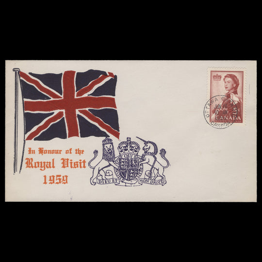 Canada 1959 Royal Visit first day cover, OTTAWA