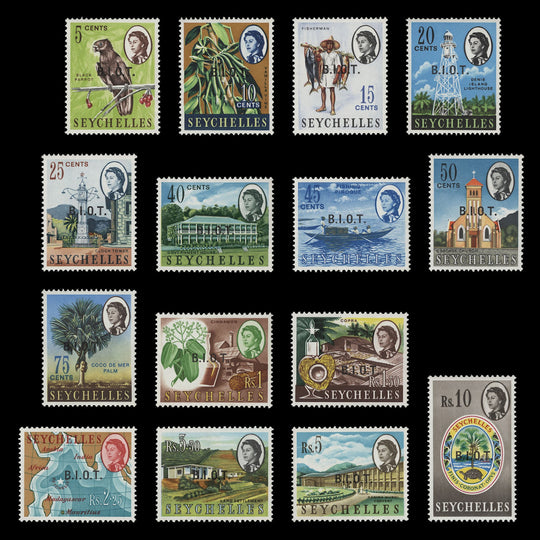 BIOT 1968 (MNH) Provisionals