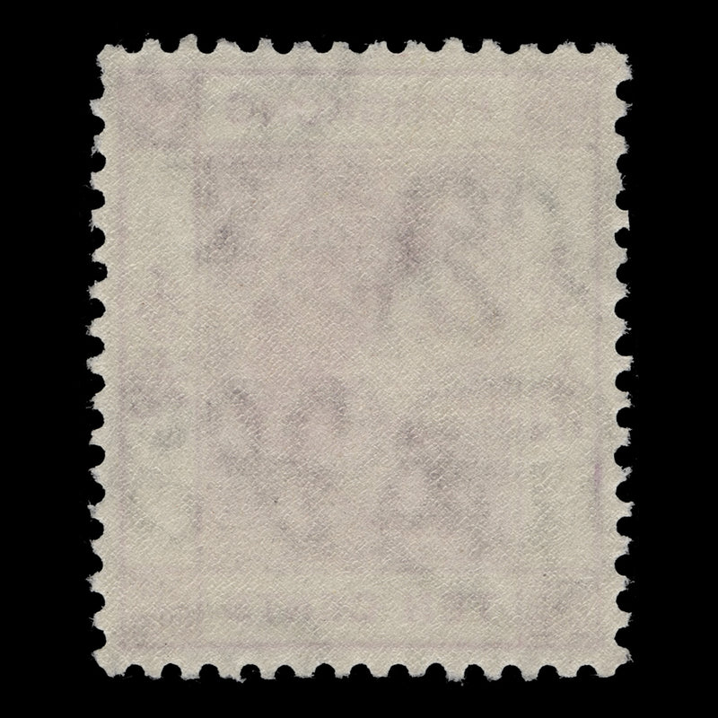 Hong Kong 1954 (Variety) 10c Lilac with inverted watermark