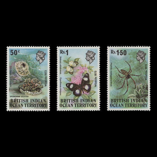BIOT 1973 (MNH) Wildlife set