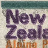 New Zealand 1972 (Variety) 4c Cotula Atrata with double purple and triple green