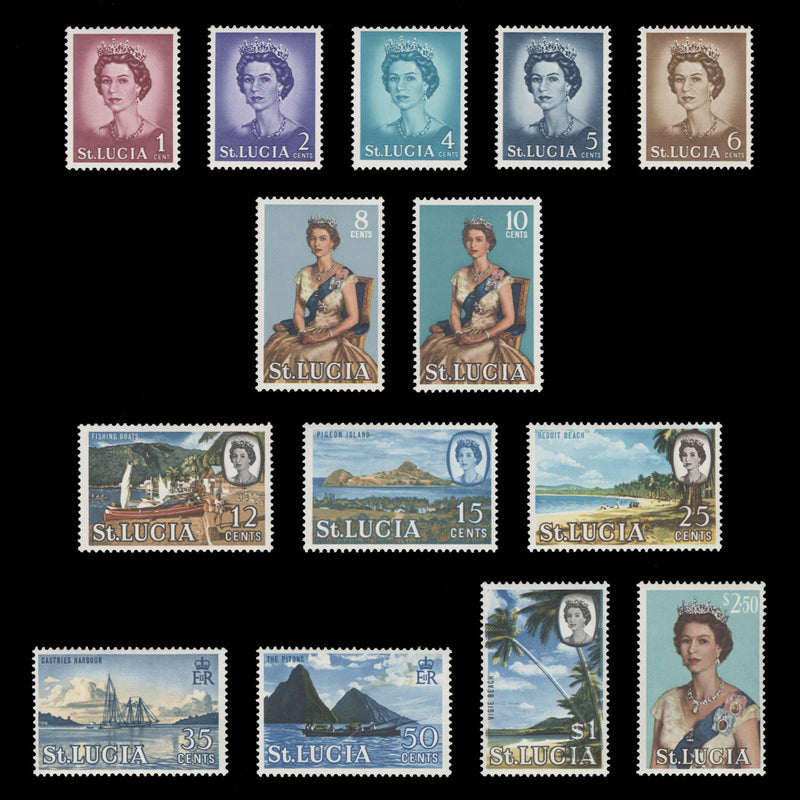 Saint Lucia 1964 (MLH) Definitives