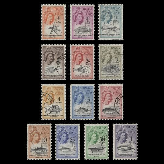 Tristan da Cunha 1961 (Used) Marine Life Definitives
