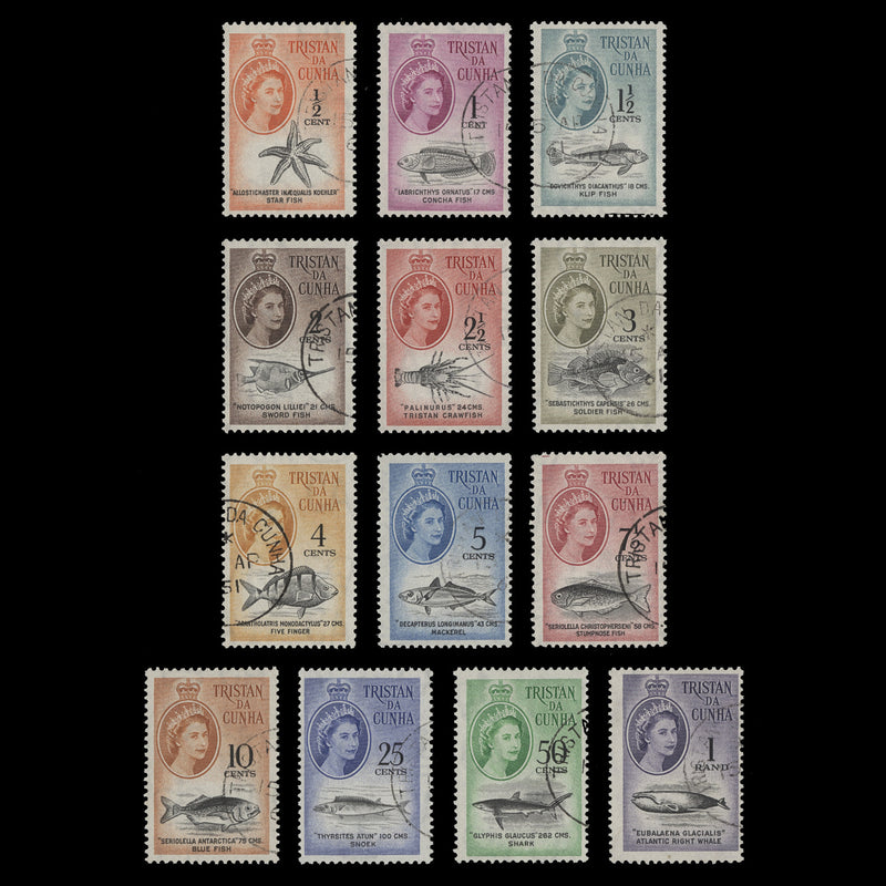 Tristan da Cunha 1961 (Used) Marine Life Definitives