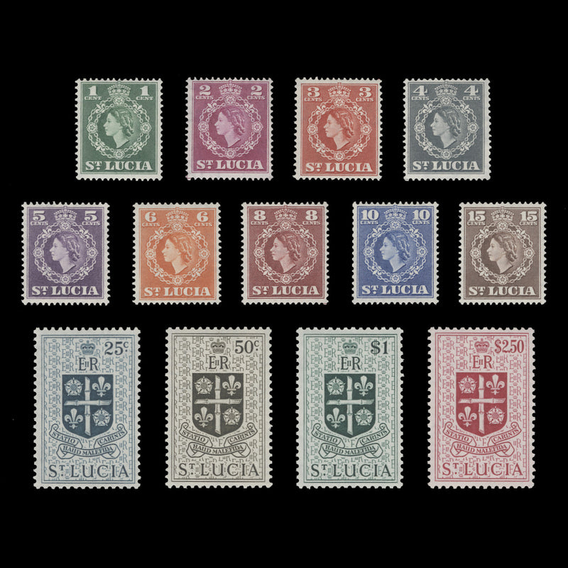 Saint Lucia 1953-54 (MNH) Definitives