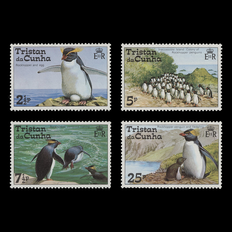 Tristan da Cunha 1974 (MNH) Rockhopper Penguins set