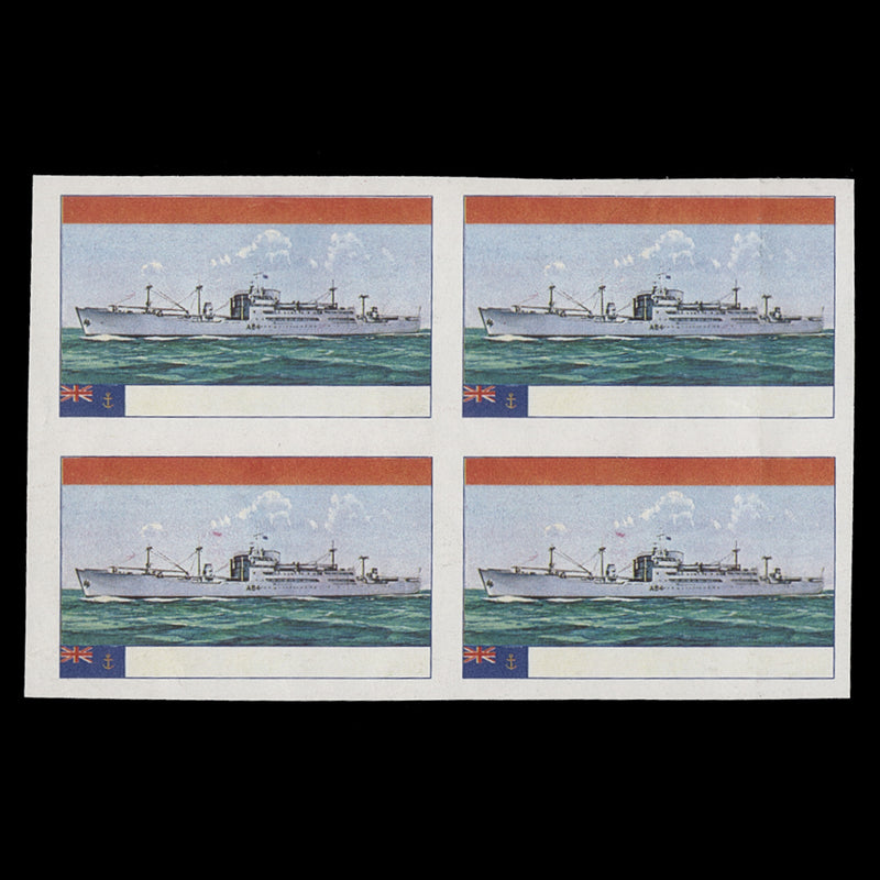 Tristan da Cunha 1978 RFA Reliant imperf proof block, Cowells