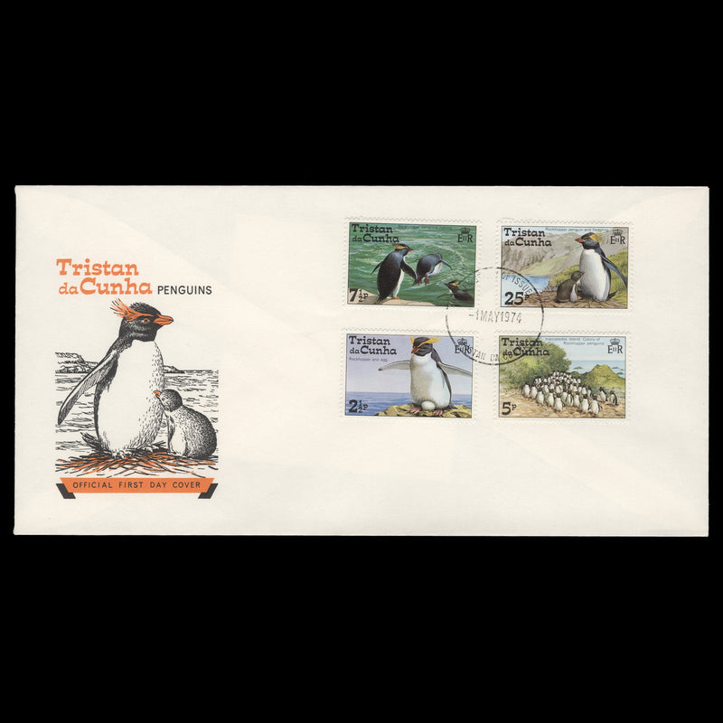 Tristan da Cunha 1974 Rockhopper Penguins first day cover
