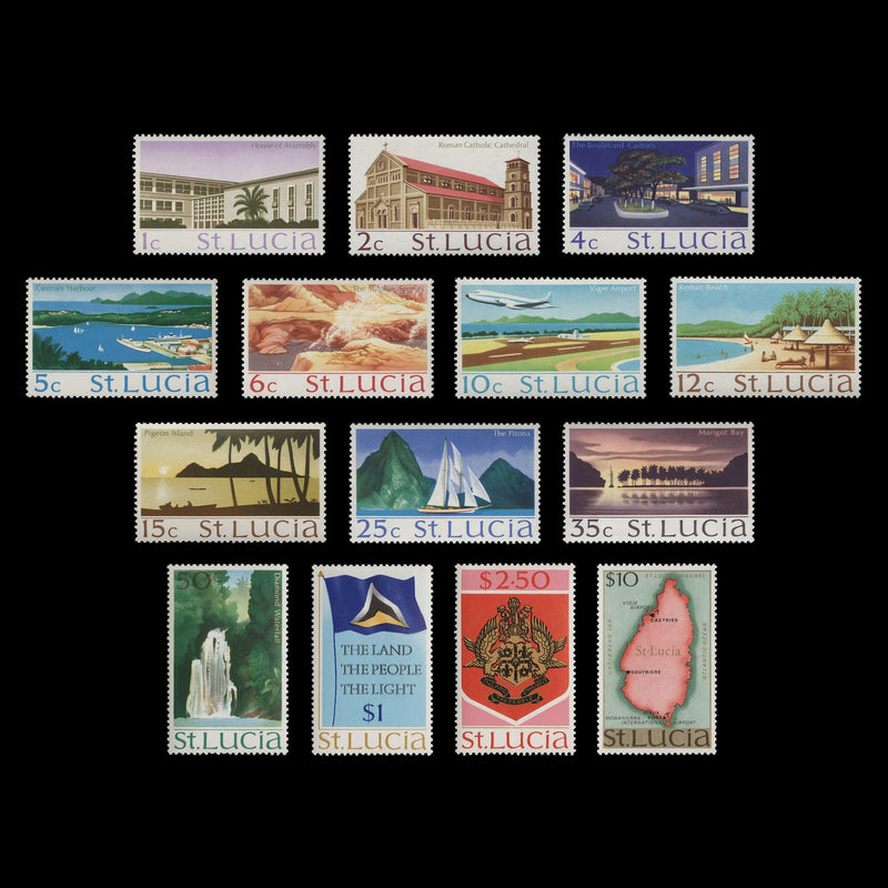 Saint Lucia 1970 (MNH) Scenic Definitives