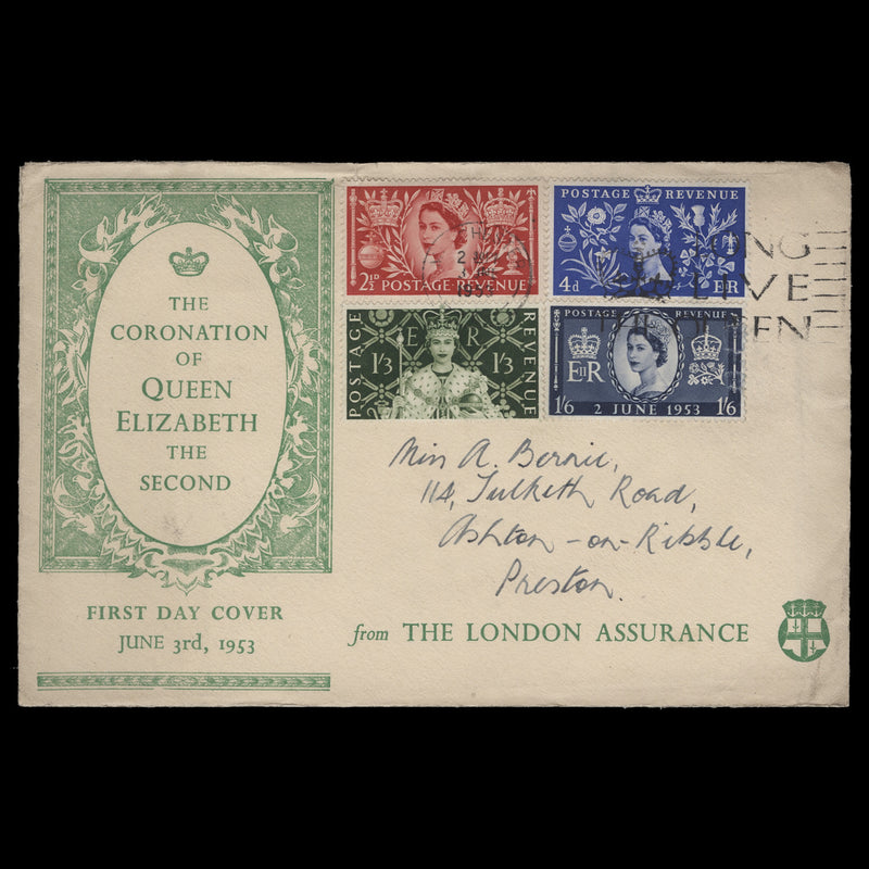 Great Britain 1953 Coronation first day cover, MANCHESTER