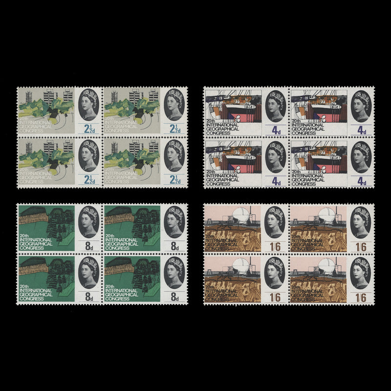 Great Britain 1964 (MNH) Geographical Congress ordinary blocks