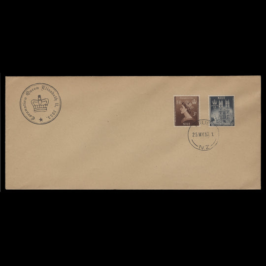 Niue 1953 Coronation first day cover