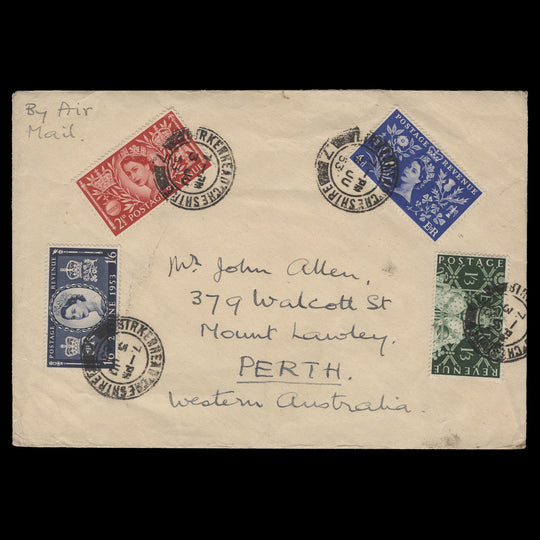 Great Britain 1953 Coronation first day cover, BIRKENHEAD