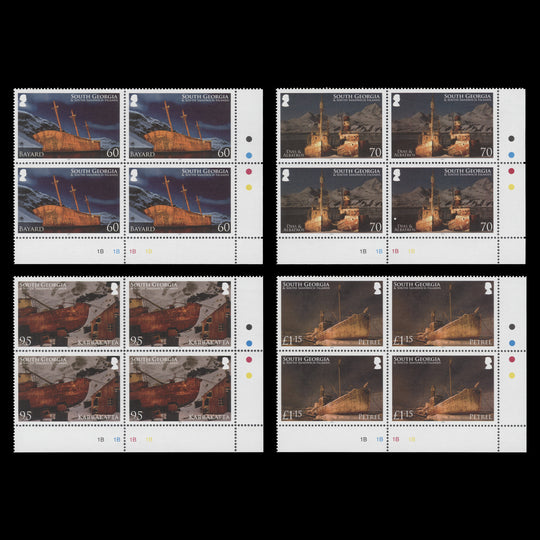 South Georgia 2010 (MNH) Wrecks & Hulks plate blocks