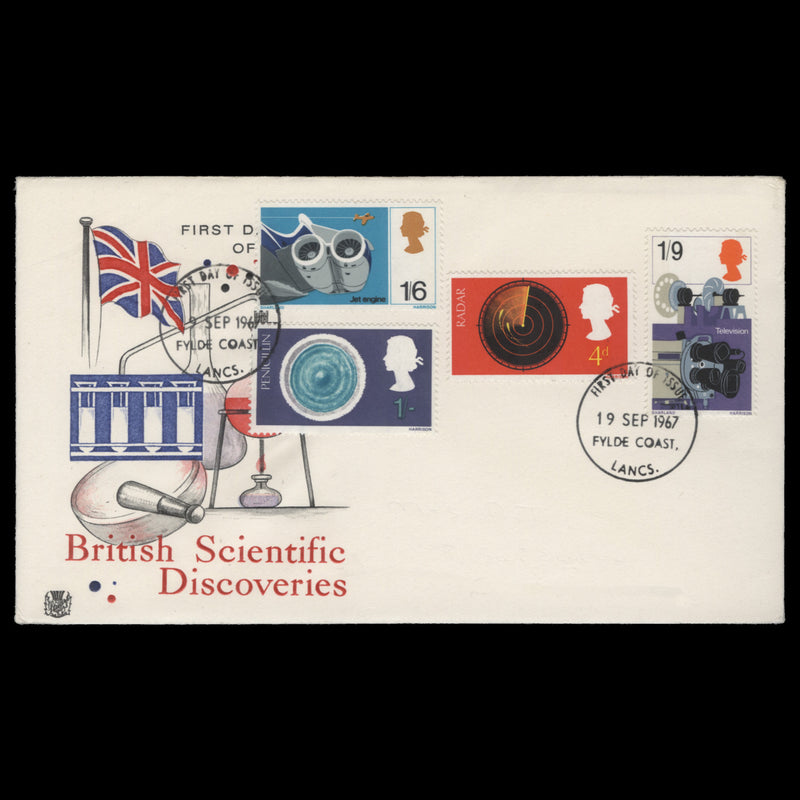 Great Britain 1967 (FDC) Discovery & Invention, FYLDE COAST