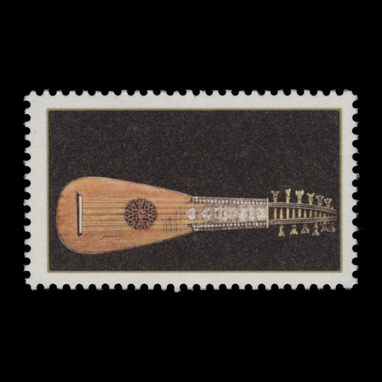 Canada 1980 (Variety) 17c Antique Mandora printed on the gummed side and missing gold