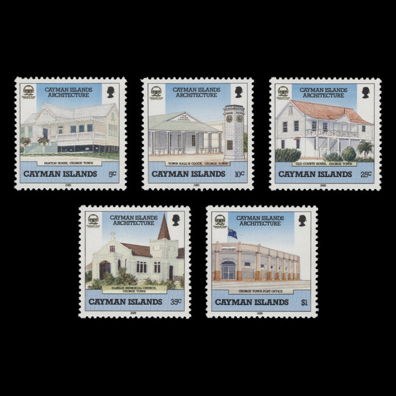 Cayman Islands 1989 (MNH) Architecture set