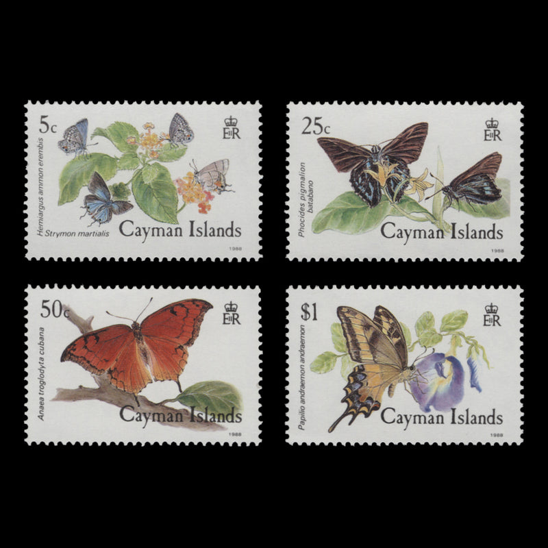Cayman Islands 1988 (MNH) Butterflies set