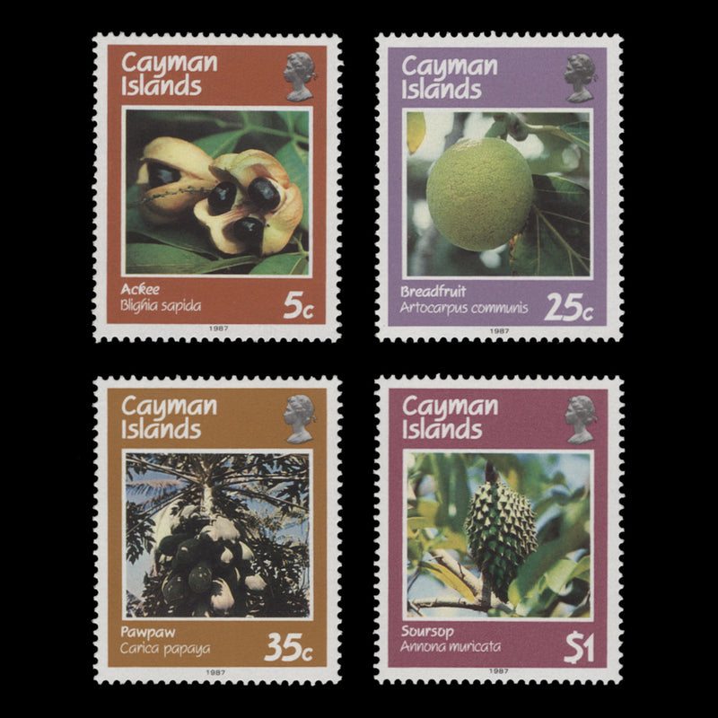 Cayman Islands 1987 (MNH) Fruits set