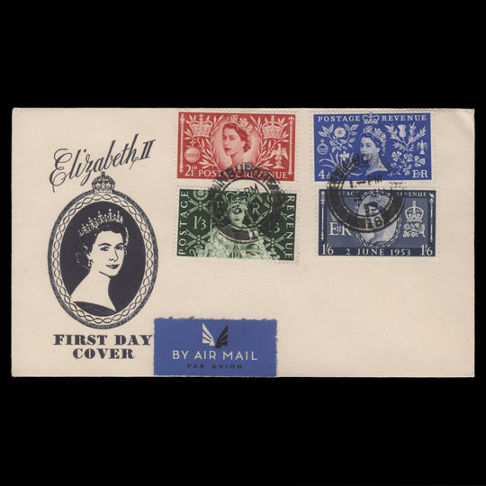 Great Britain 1953 Coronation first day cover, EDINBURGH