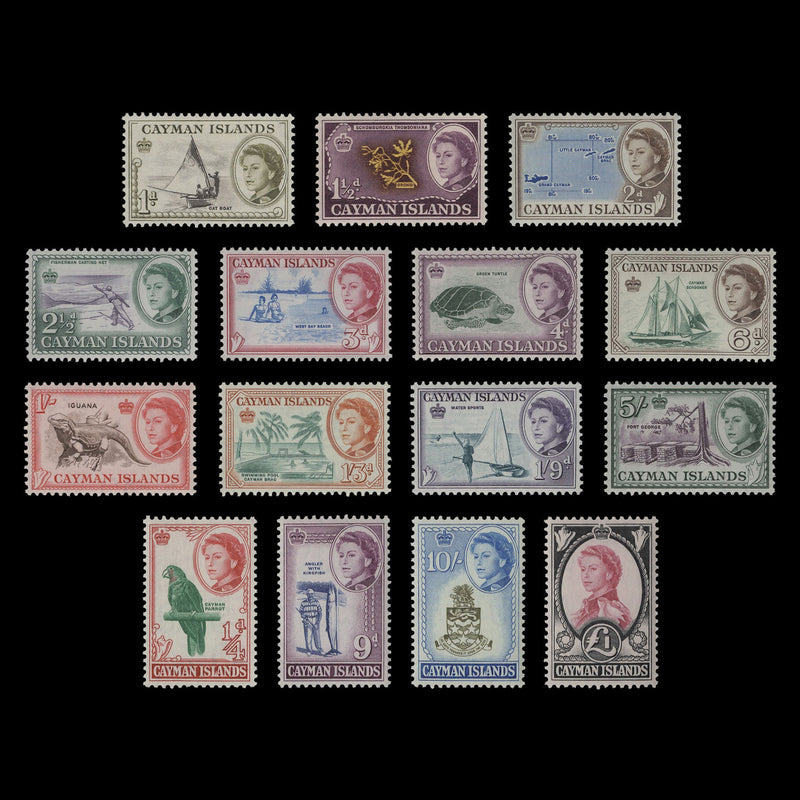 Cayman Islands 1962 (MLH) Definitive series