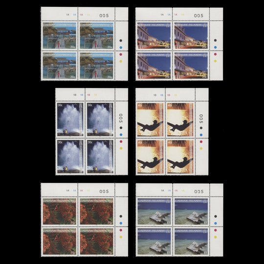 Cayman Islands 2007 (MNH) Scenes traffic light/plate blocks