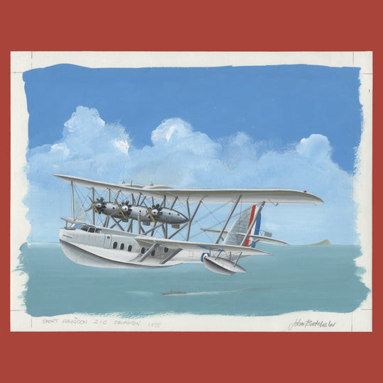 Gibraltar 2010 Short Rangoon artwork signed by John Batchelor