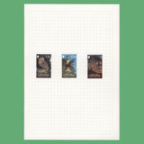 Gibraltar 2012 Birds imperf proofs in presentation folder