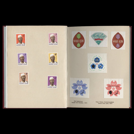 Sierra Leone 1974 UPU Congress, Lausanne presentation folder