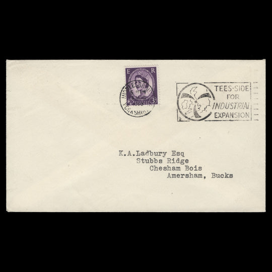 Great Britain 1963 Tees-side for Industrial Expansion slogan