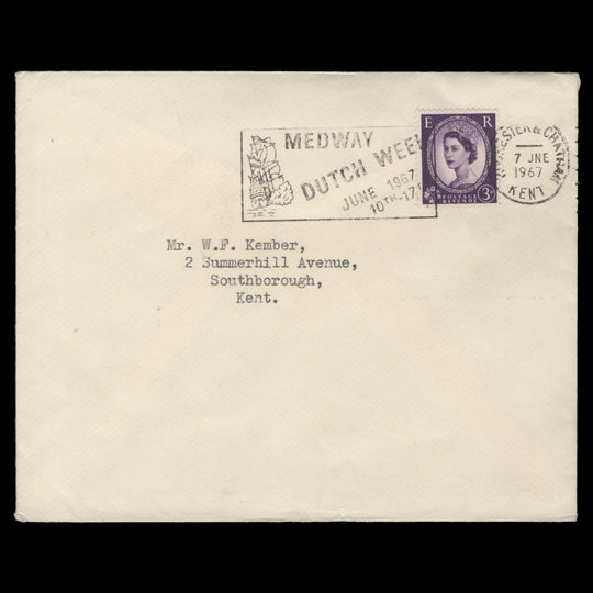 Great Britain 1967 Medway Dutch Week slogan