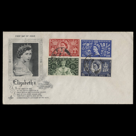 Great Britain 1953 Coronation first day cover, LONDON FS