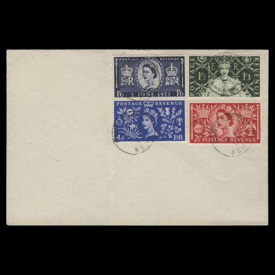Great Britain 1953 Coronation first day cover, CANTERBURY