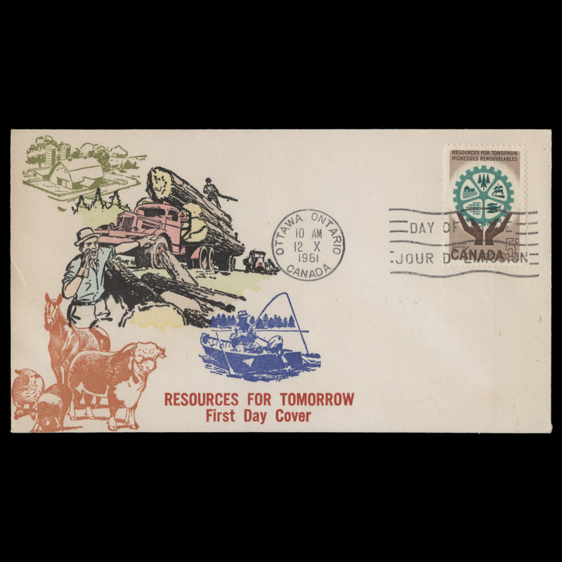 Canada 1961 Natural Resources first day cover, OTTAWA