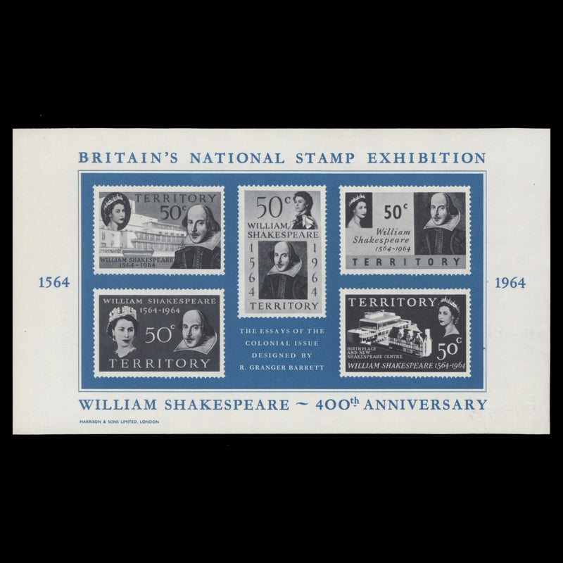 Great Britain 1964 Stampex, London souvenir sheetlet