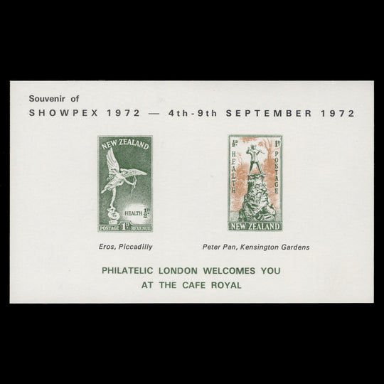 Great Britain 1972 Showpex, London souvenir sheetlet