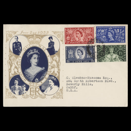 Great Britain 1953 Coronation first day cover, WINDSOR