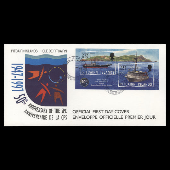 Pitcairn Islands 1997 South Pacific Commission first day cover