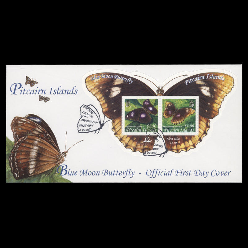 Pitcairn Islands 2007 Salt and Pepper Moth first day cover