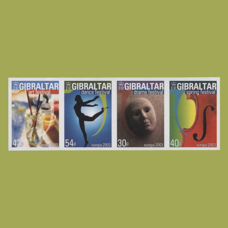Gibraltar 2003 Poster Art imperf composite proof