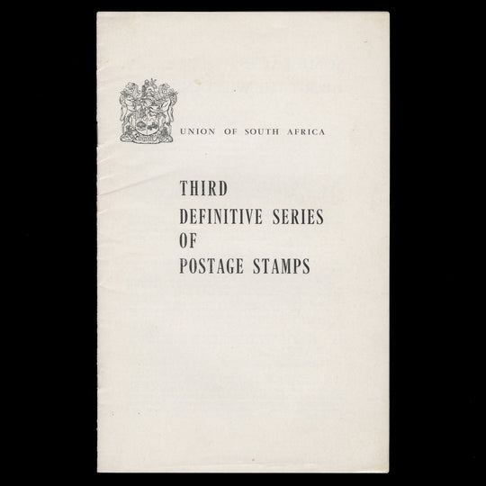 South Africa 1954 Wildlife Definitives post office information booklet