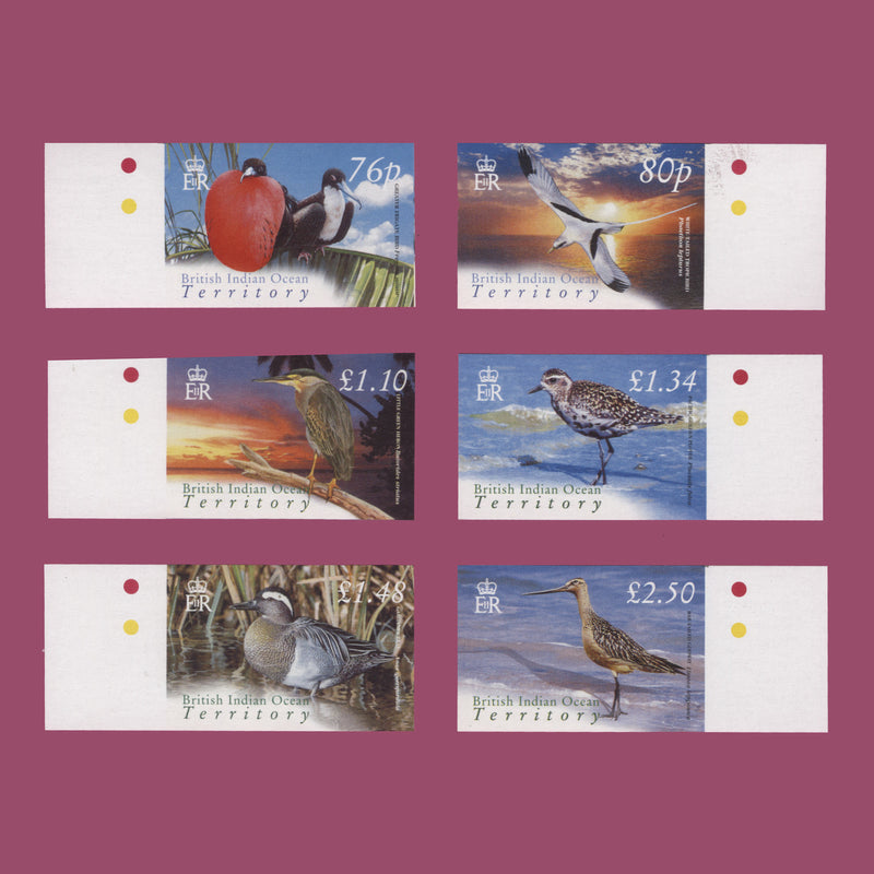 British Indian Ocean Territory 2004 Birds Definitives imperf proof singles